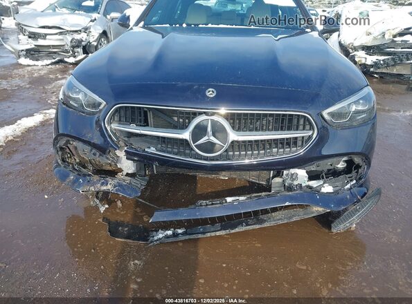 W1KAF4HB2NR054375 2022 MERCEDES-BENZ C-CLASS Dark Blue Вид спереди