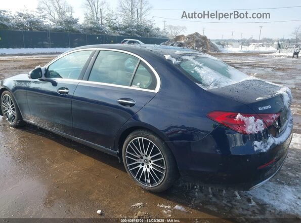 W1KAF4HB2NR054375 2022 MERCEDES-BENZ C-CLASS Dark Blue Задняя левая четверть