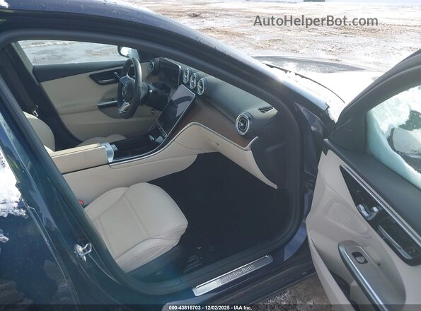 W1KAF4HB2NR054375 2022 MERCEDES-BENZ C-CLASS Dark Blue Вид салона спереди