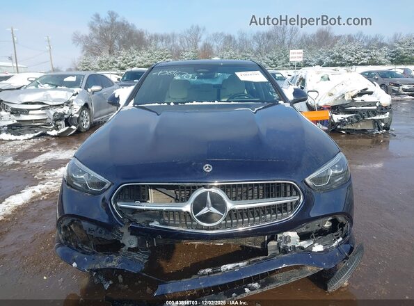 W1KAF4HB2NR054375 2022 MERCEDES-BENZ C-CLASS Dark Blue Вид задней части салона