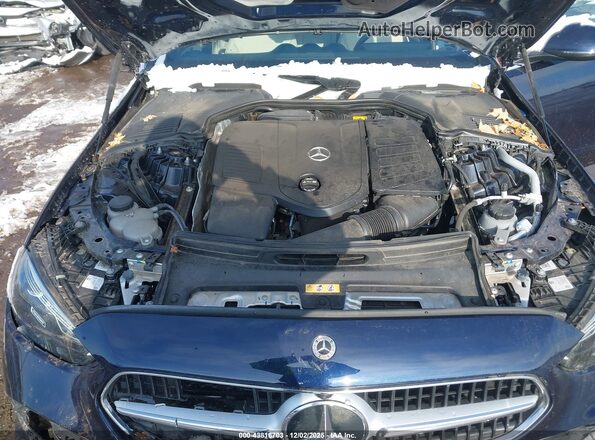 W1KAF4HB2NR054375 2022 MERCEDES-BENZ C-CLASS Dark Blue Вид сзади