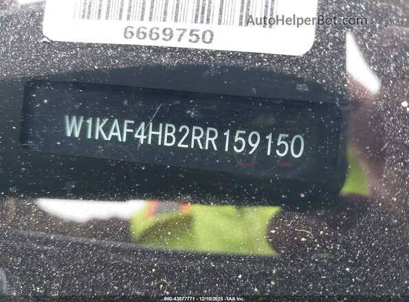 W1KAF4HB2RR159150 2024 MERCEDES-BENZ C-CLASS Черный 
