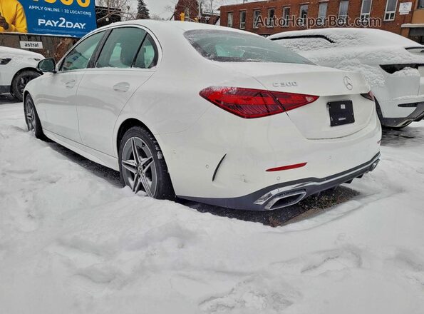W1KAF4HB3PR143570 2023 MERCEDES-BENZ C White Rear right