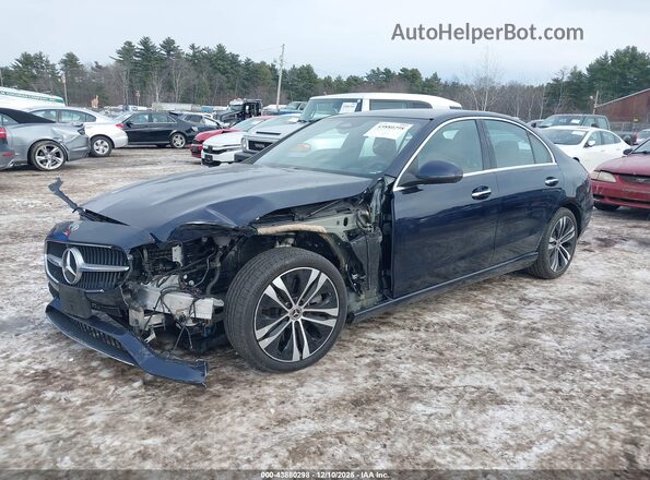 W1KAF4HB4NR020504 2022 MERCEDES-BENZ C-CLASS Dark Blue Передня ліва чверть