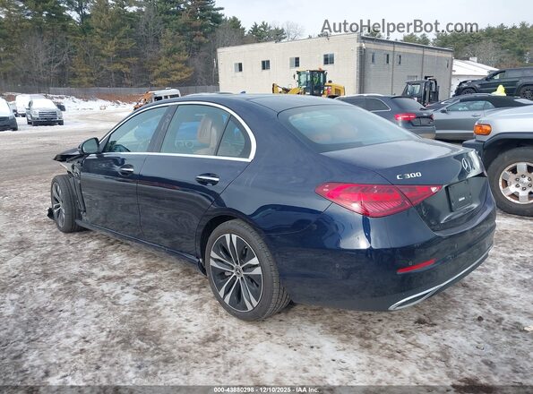 W1KAF4HB4NR020504 2022 MERCEDES-BENZ C-CLASS Dark Blue Задня ліва чверть