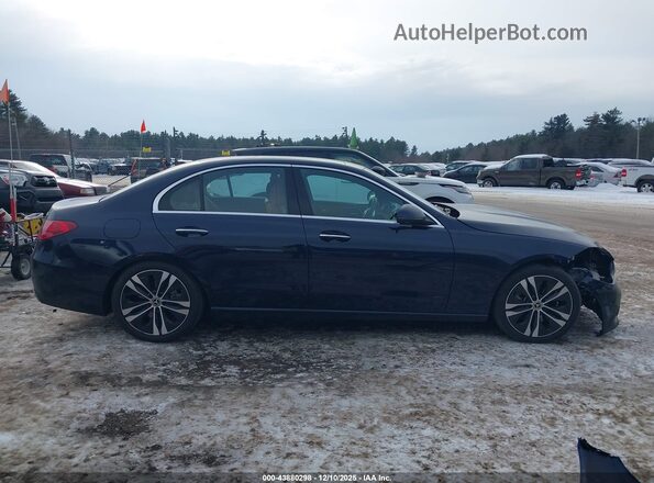 W1KAF4HB4NR020504 2022 MERCEDES-BENZ C-CLASS Dark Blue Вид задньої частини салону