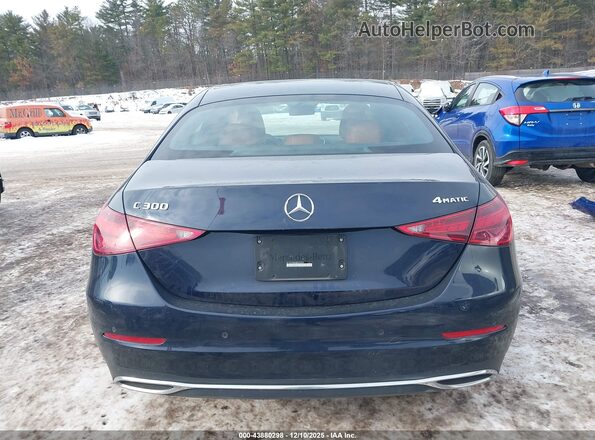W1KAF4HB4NR020504 2022 MERCEDES-BENZ C-CLASS Dark Blue 