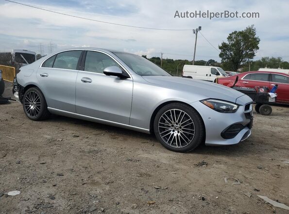 W1KAF4HB4PR137065 2023 MERCEDES-BENZ C Серебряный Передняя правая четверть