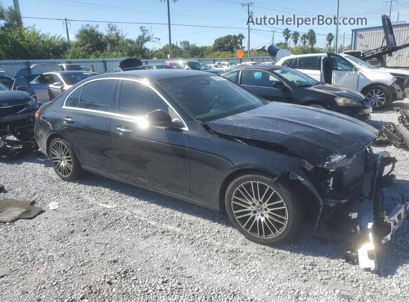 W1KAF4HB5NR035206 2022 MERCEDES-BENZ C Black წინა მარჯვენა
