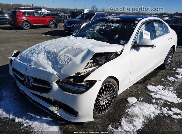 W1KAF4HB5PR095425 2023 MERCEDES-BENZ C-CLASS White Առջևի ձախ երեք քառորդ տեսարան
