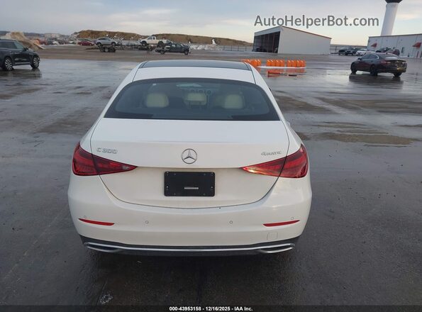 W1KAF4HB5TR313163 2026 MERCEDES-BENZ C-CLASS Белый 