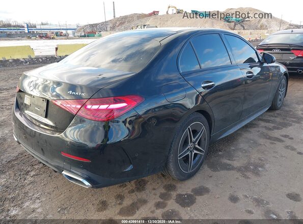 W1KAF4HB6PR076981 2023 MERCEDES-BENZ C-CLASS Черный Задняя правая четверть