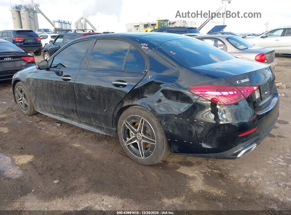 W1KAF4HB6PR076981 2023 MERCEDES-BENZ C-CLASS Черный Задняя левая четверть
