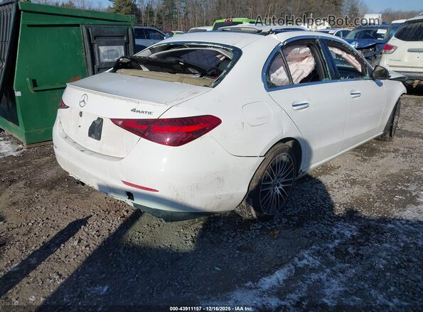 W1KAF4HB6PR082098 2023 MERCEDES-BENZ C-CLASS Белый Задняя правая четверть