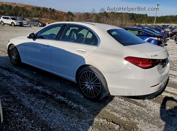 W1KAF4HB7NR014681 2022 MERCEDES-BENZ C Белый Задняя левая четверть