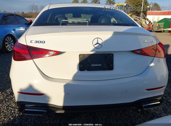 W1KAF4HB7NR067641 2022 MERCEDES-BENZ C-CLASS Белый 