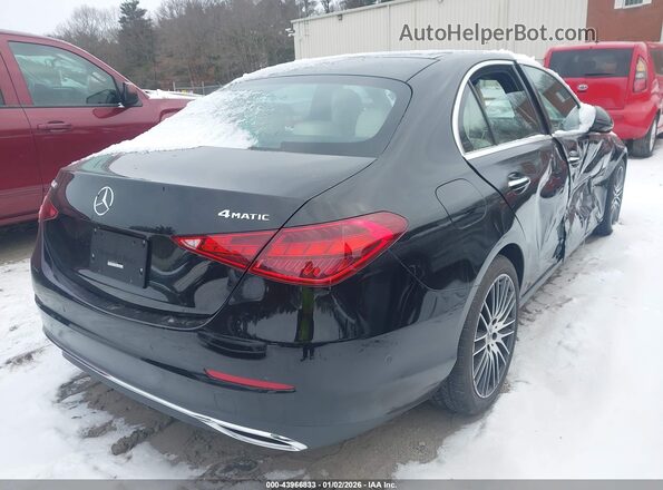 W1KAF4HB7PR121331 2023 MERCEDES-BENZ C-CLASS Black Rear right
