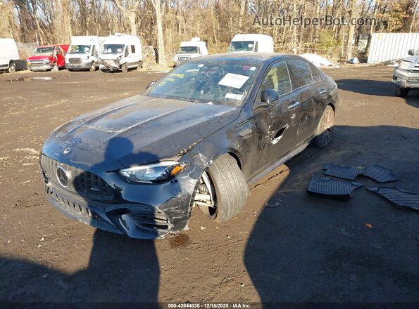 W1KAF8AB1RR189113 2024 MERCEDES-BENZ AMG C 63 Серый Передняя левая четверть