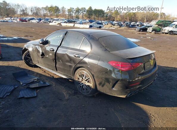 W1KAF8AB1RR189113 2024 MERCEDES-BENZ AMG C 63 Серый Задняя левая четверть