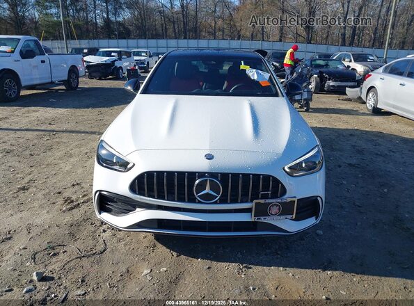 W1KAF8HB3RR201932 2024 MERCEDES-BENZ AMG C 43 White Vista interior trasera