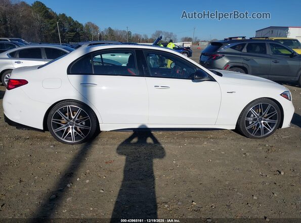 W1KAF8HB3RR201932 2024 MERCEDES-BENZ AMG C 43 White Vista interior de 360 grados