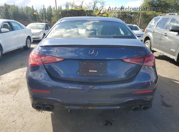 W1KAF8HB3SR272439 2025 MERCEDES-BENZ C Blue Հետևի տեսք