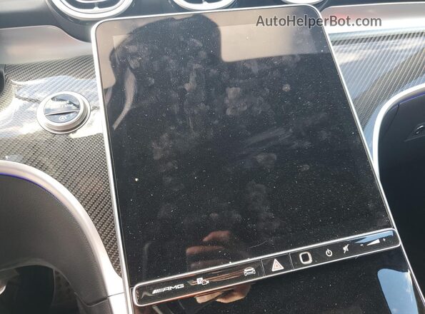 W1KAF8HB3SR272439 2025 MERCEDES-BENZ C Blue Սարքավորումների վահանակի տեսք