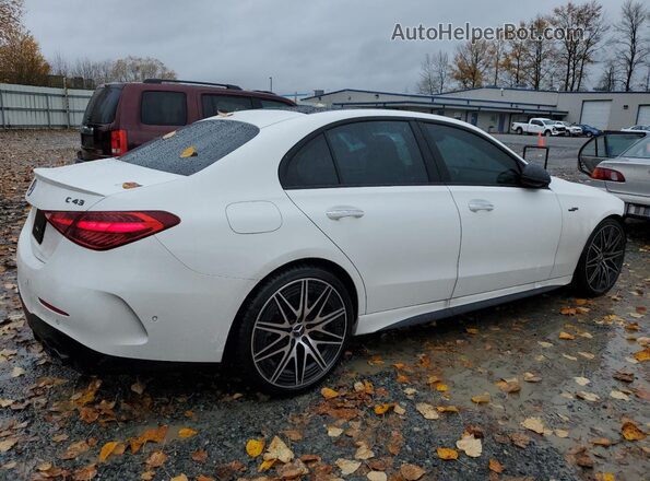W1KAF8HB5PR122906 2023 MERCEDES-BENZ C White Հետևի աջ
