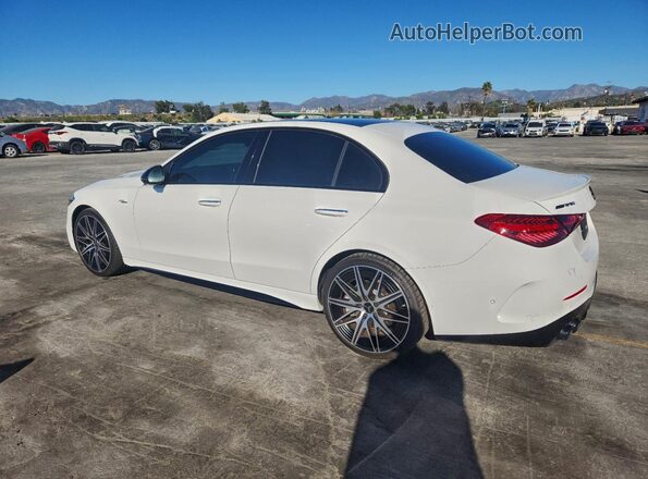 W1KAF8HB7SR256938 2025 MERCEDES-BENZ C White უკანა მარცხენა