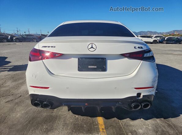W1KAF8HB7SR256938 2025 MERCEDES-BENZ C White უკანა ხედი