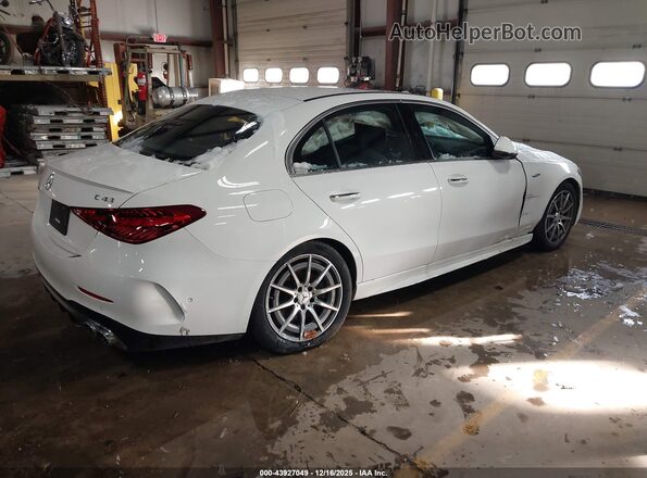 W1KAF8HB9SR283476 2025 MERCEDES-BENZ AMG C 43 White 