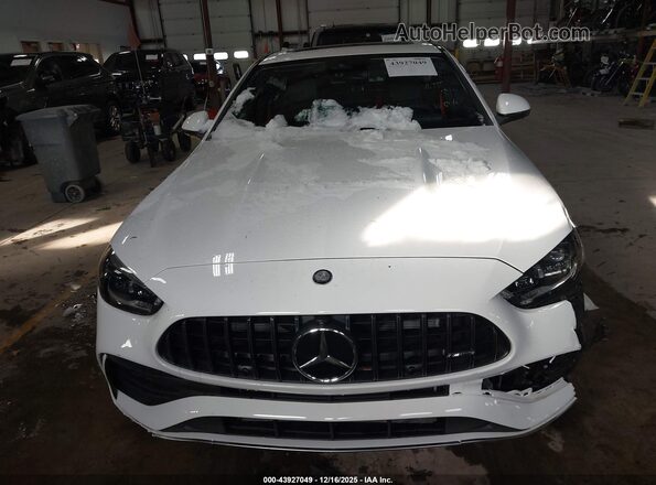 W1KAF8HB9SR283476 2025 MERCEDES-BENZ AMG C 43 White 