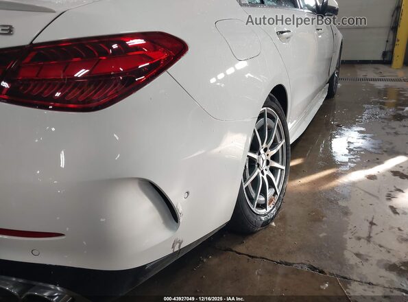 W1KAF8HB9SR283476 2025 MERCEDES-BENZ AMG C 43 White 