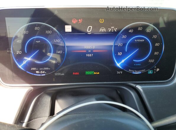 W1KCG2DB1PA028948 2023 MERCEDES-BENZ EQS Gray Вид щитка приладів
