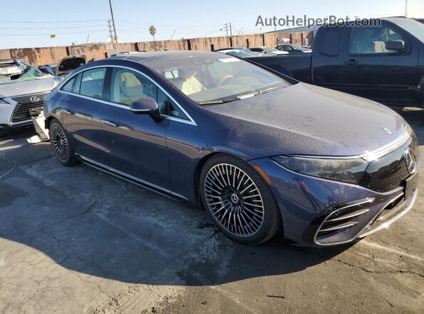 W1KCG4EB3NA010538 2022 MERCEDES-BENZ EQS Blue Առջևի աջ