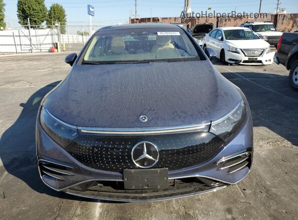 W1KCG4EB3NA010538 2022 MERCEDES-BENZ EQS Blue Դիմացի տեսք