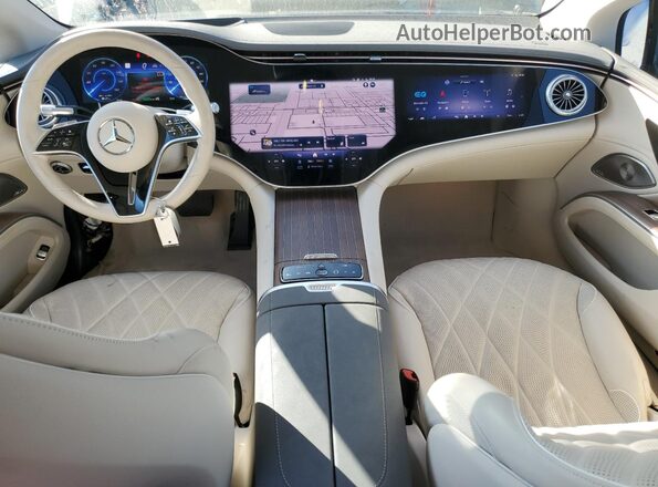 W1KCG4EB3NA010538 2022 MERCEDES-BENZ EQS Blue Առջևի վահանակի տեսք