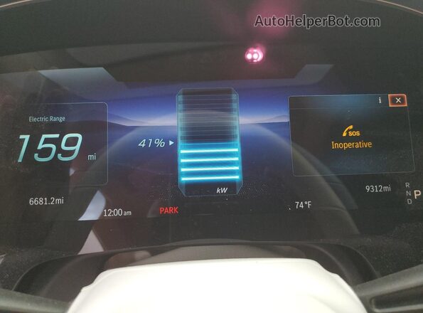 W1KCG4EB4NA009897 2022 MERCEDES-BENZ EQS Two Tone ხელსაწყოთა პანელის ხედი