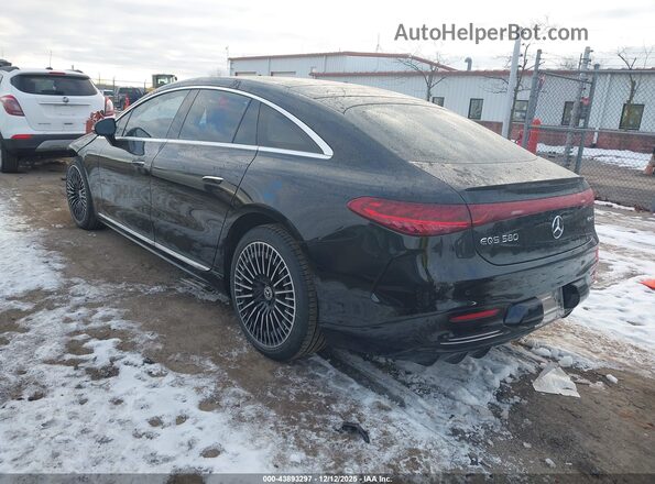 W1KCG4EBXNA003361 2022 MERCEDES-BENZ EQS 580 Black Tył lewy