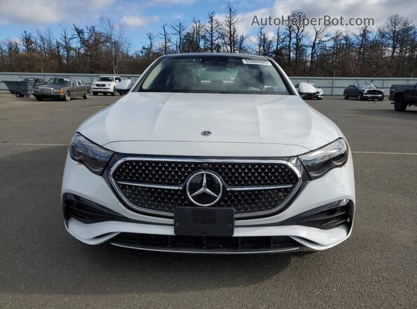 W1KLF4HB3SA127675 2025 MERCEDES-BENZ E White Դիմացի տեսք