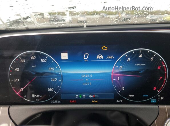 W1KLF4HB4SA142458 2025 MERCEDES-BENZ E White Instrument cluster view