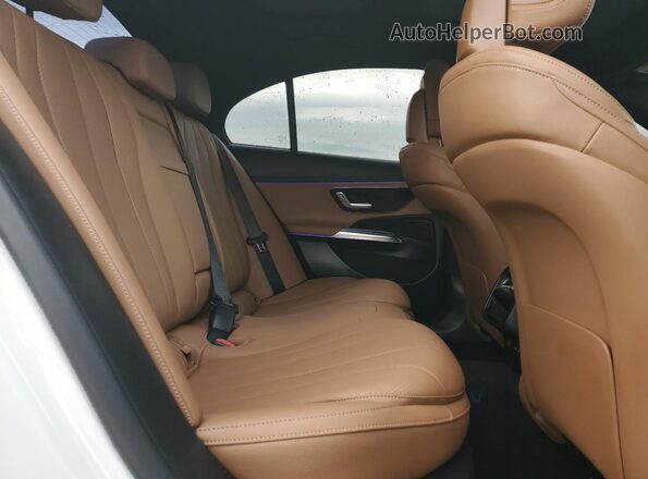 W1KLF4HB4SA142458 2025 MERCEDES-BENZ E White Rear seats view