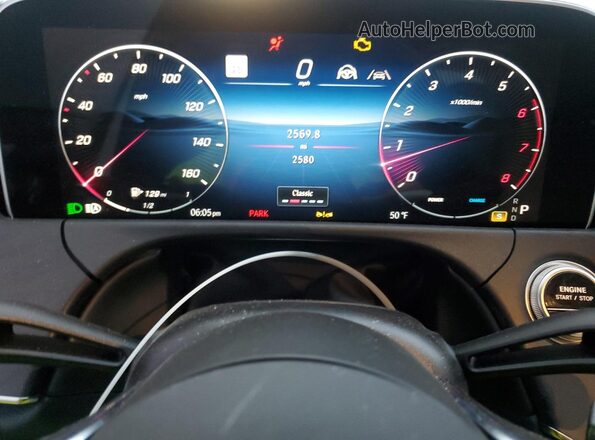 W1KLF6BB3SA167176 2025 MERCEDES-BENZ E Silver ხელსაწყოთა პანელის ხედი