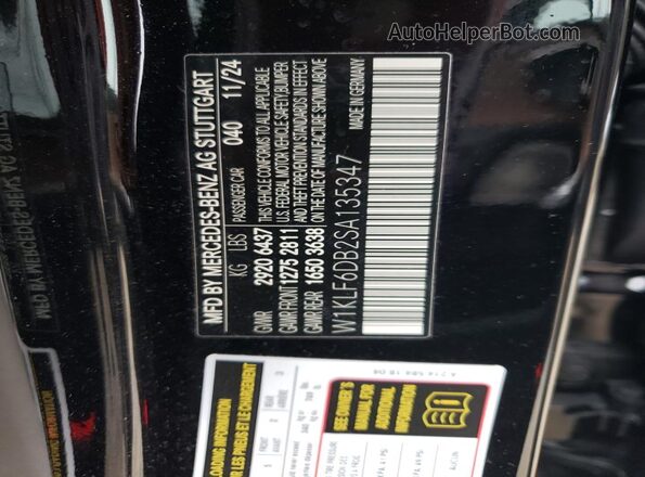 W1KLF6DB2SA135347 2025 MERCEDES-BENZ E Black ძრავის განყოფილების ხედი