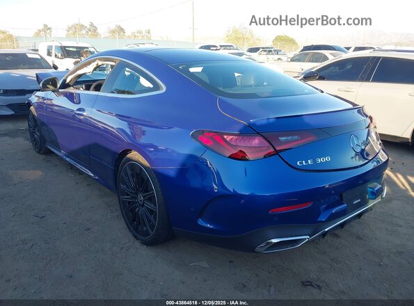 W1KMJ4HB3RF035112 2024 MERCEDES-BENZ CLE 300 Blue Rear left