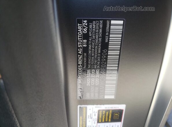 W1KMJ6CB6RF029906 2024 MERCEDES-BENZ CLE Black Engine compartment view
