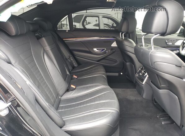 W1KUG8DB5LA570135 2020 MERCEDES-BENZ S Черный Вид задних сидений