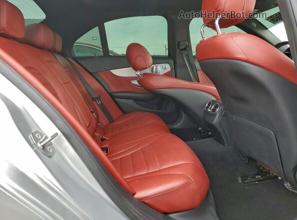 W1KWF8DB0LR590144 2020 MERCEDES-BENZ C Silver Rear seats view