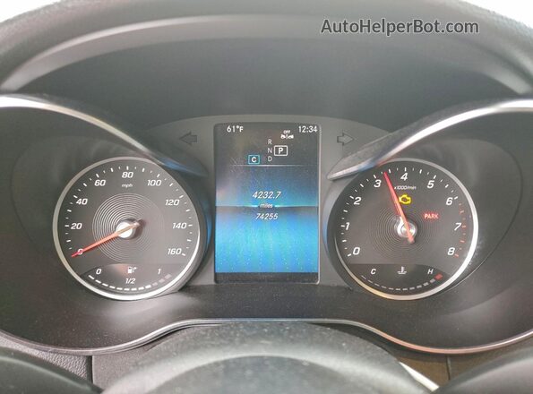W1KWF8DB0LR590144 2020 MERCEDES-BENZ C Silver Instrument cluster view