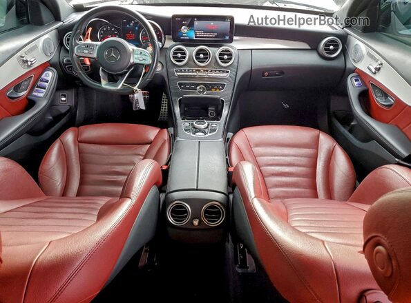 W1KWF8DB0LR590144 2020 MERCEDES-BENZ C Silver Dashboard view